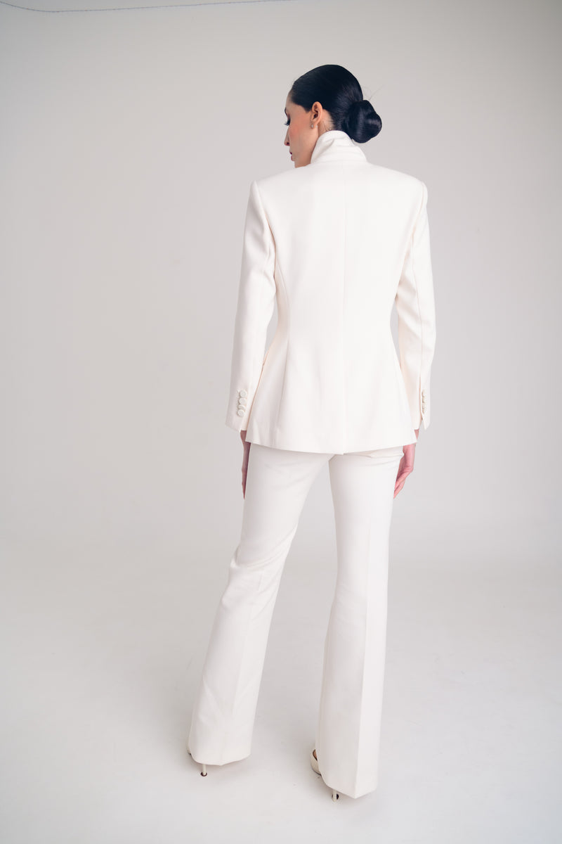 LOOK 01 — The Total Ivory Suit