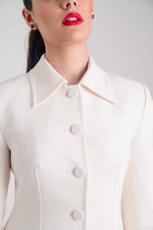 JACKET 04 — Longline Shirt Collar Jacket