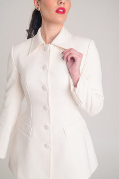 JACKET 04 — Longline Shirt Collar Jacket