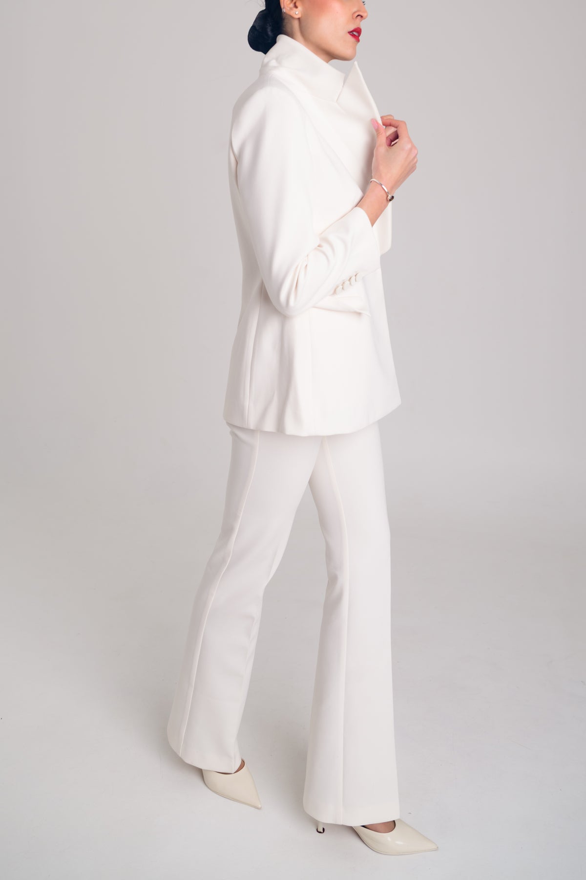 LOOK 01 — The Total Ivory Suit