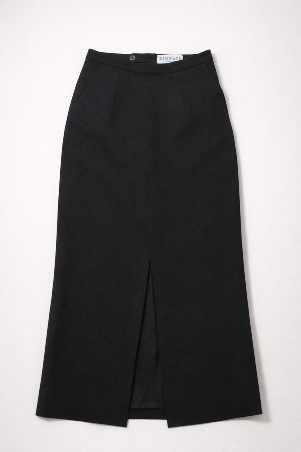 FALDA 01 — Midi de talle alto