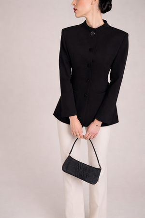 JACKET 03 — Mandarin collar jacket