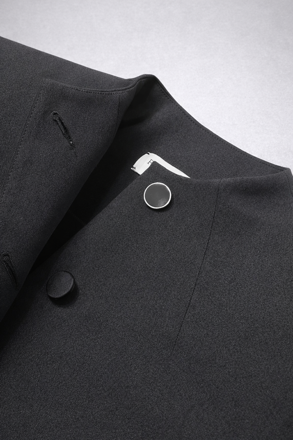 JACKET 03 — Mandarin collar jacket