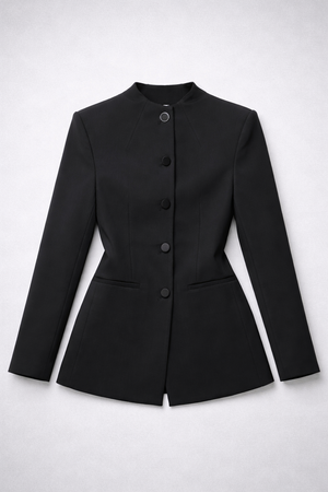 JACKET 03 — Mandarin collar jacket