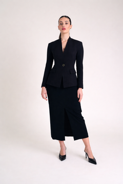 SKIRT 01 — High-waisted midi