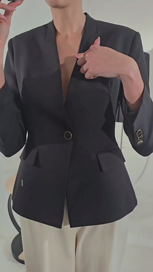 BLAZER 02 — Hazel without lapel